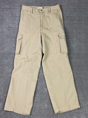 Vintage Y2K GAP Cargo Pants Mens 32x30  Khaki Beige Baggy Gorpcore Utility
